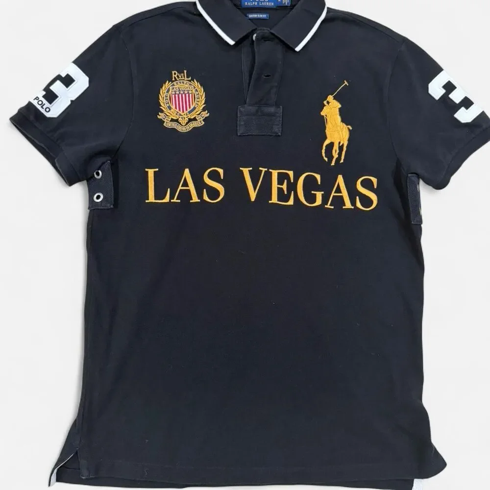 Ralph-lauren Men's Black Polo-shirts